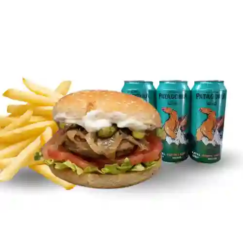 Burger Alma + Papas Fritas + ?