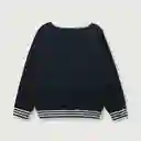 Sweater Esencial de Niño Navy Talla 6M Opaline