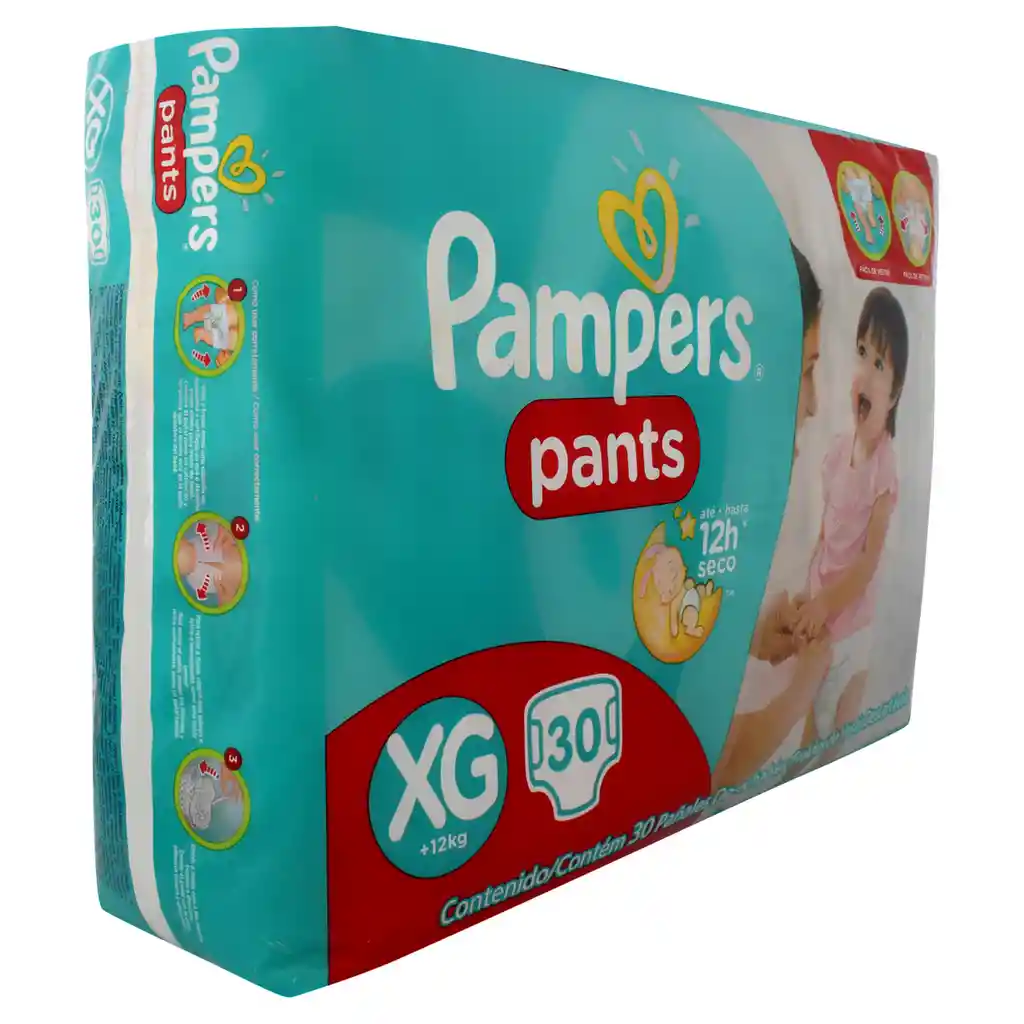 Pampers Pañales Deseclables Pants Talla Xg 