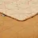 Quilt Microfibra Cordero Terracota 2 Plazas