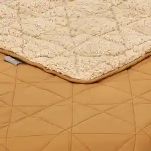 Quilt Microfibra Cordero Terracota 2 Plazas