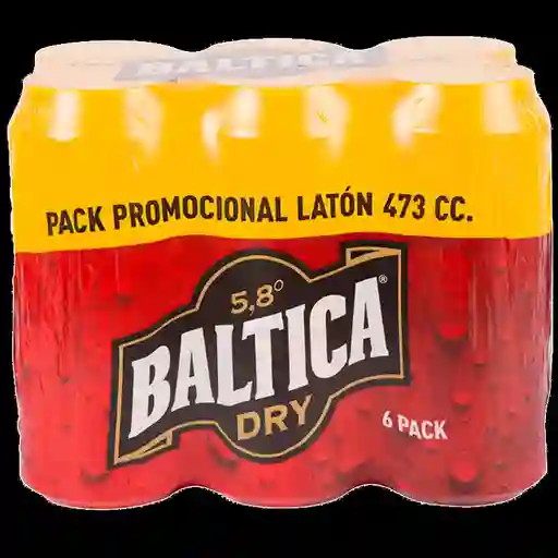 Baltica Cerveza Dry Oscura en Lata