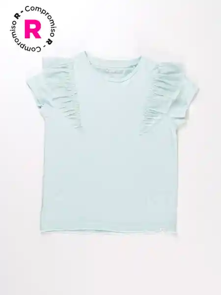 Harvest Polera Manga Corta Tulleg ES Água 4 V26