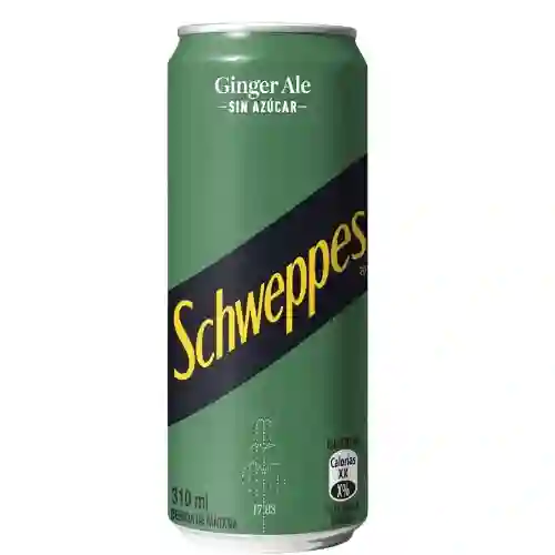 Schweppes Ginger Ale Sin Azúcar 310 ml