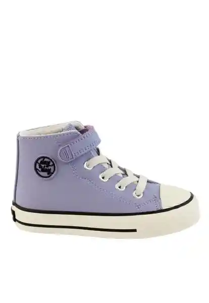 Zapatillas Day To Day Caña Velcro Niña Lavanda 27 942 Ficcus