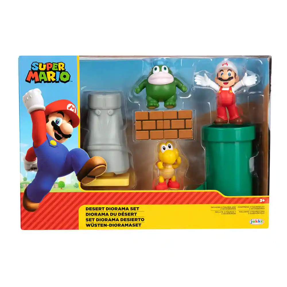 Nintendo Super Mario Set Diorama Desierto