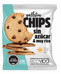 Ecovida Galletón Chips sin Azúcar