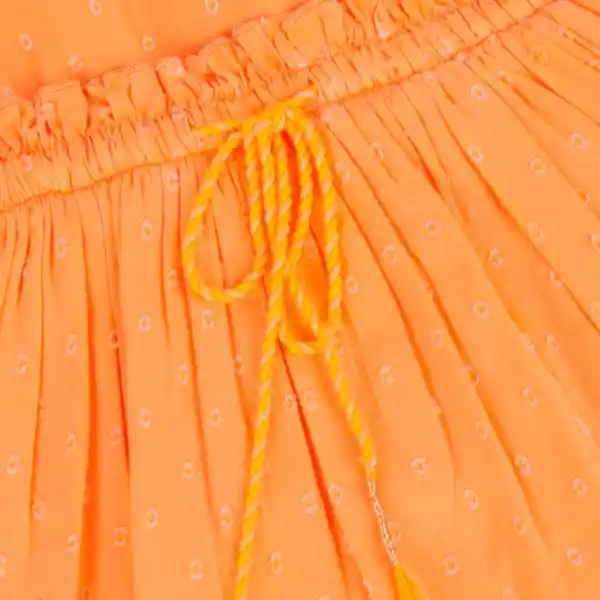 Vestido Bebé Niña Naranja Talla 3 A Pillín