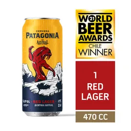 12 X Austral Patagonia Cerveza Red Lager