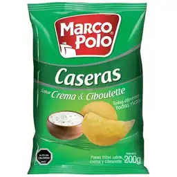 Marco Polo Papas Fritas Caseras Sabor Crema & Ciboulette