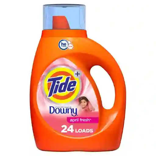 Tide Detergente Líquido Concentrado Con Downy 24 Lavadas