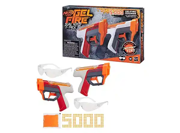 Nerf Kit Lanzador Pro Gelfire Doble Dual Wield