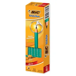 Bic Lápiz Grafito 2hb Hexagonal (101913)