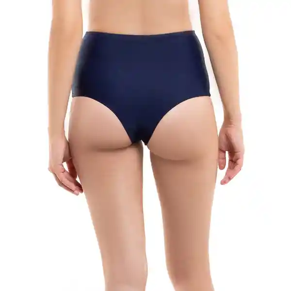 Bikini Calzón Pin up Tanga Azul Marino Talla M Samia