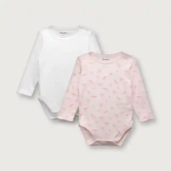 Set Body de Niña Rosado Talla PM Opaline