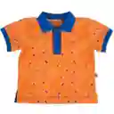 Polera Bebé Niño Naranja Talla 3 A Pillín