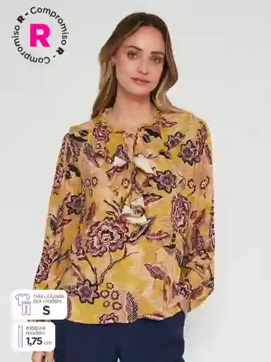 Regatta Blusa Manga Larga Dasia D Color Pistacho L S25