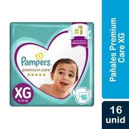 Pampers Pañales Premium Care Talla XG 