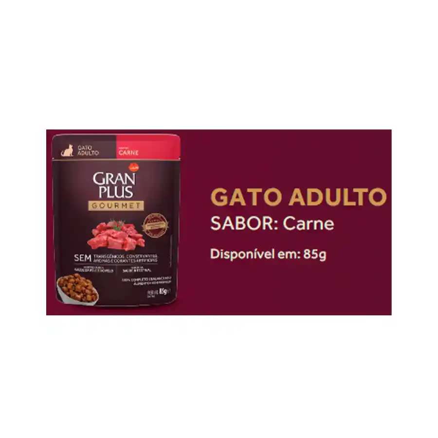 Gran Plus Alimento Para Gato Adulto de Carne