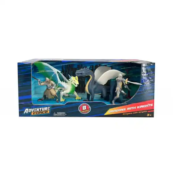 Adventure Force Set Medieval Caballeros y Dragones 1dn018-1