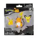 Pokémon Pack Figuras Evolución Pikachu y Raichu 8 cm