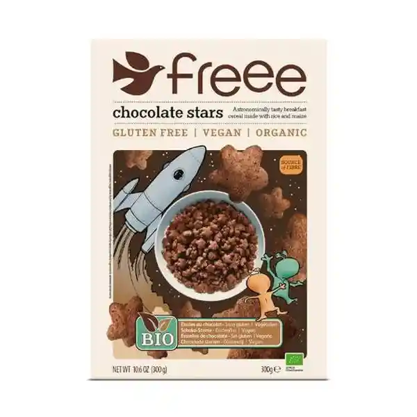 Freee Cereal Estrellas de Chocolate Sin Gluten