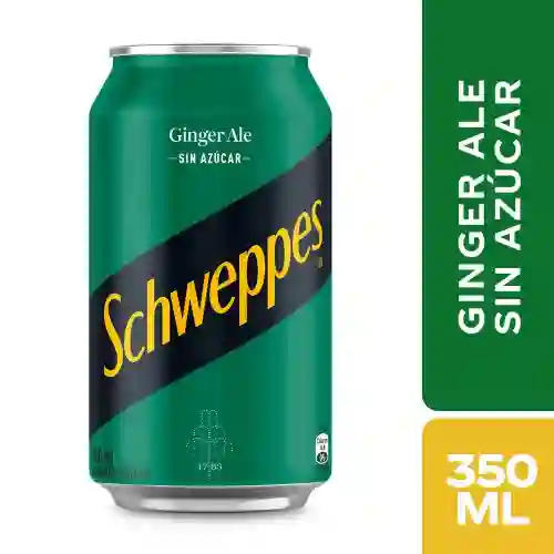 Schweppes Sin Azucar Ginger Ale 350Ml