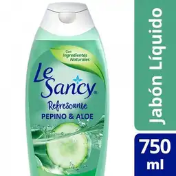 Le Sancy Jabón Corporal Refrescante con Pepino y Aloe Líquido