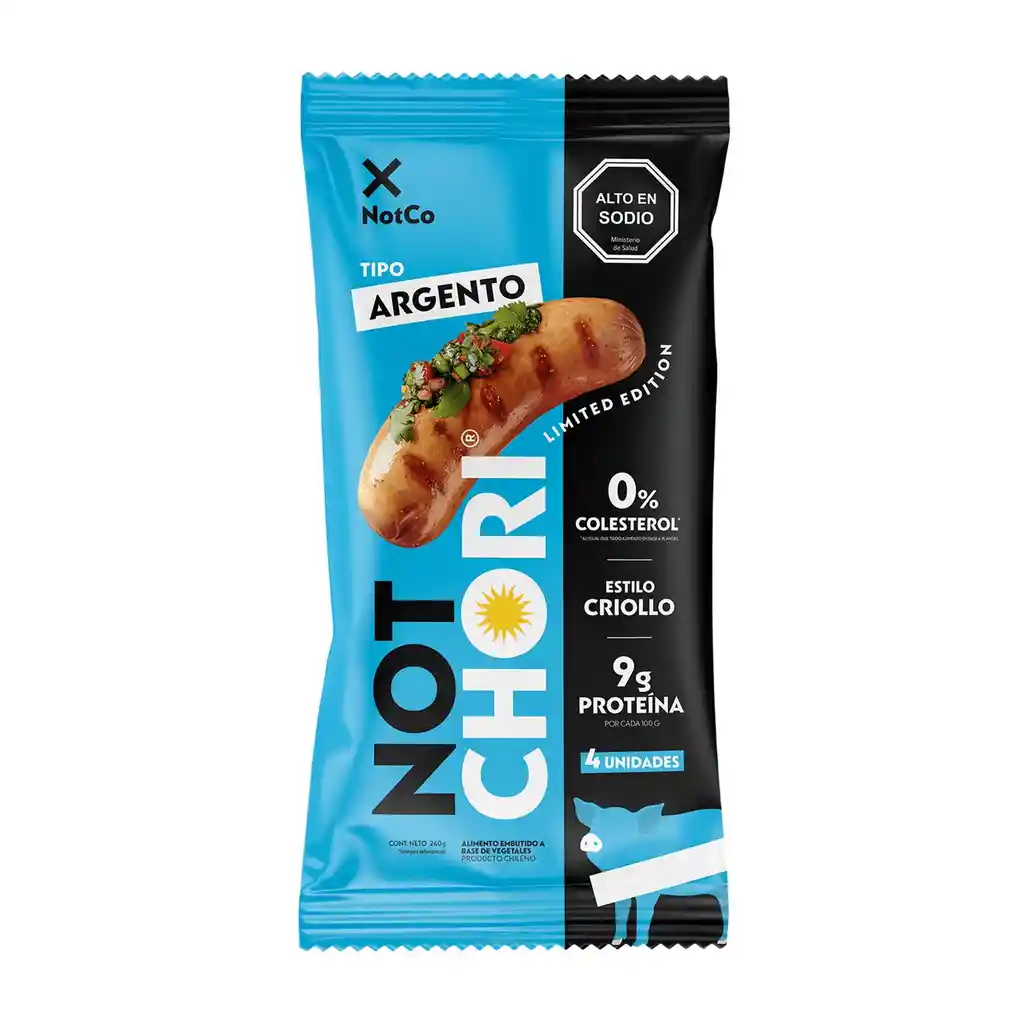 Not Co Chorizo Vegetal Notchori Argento