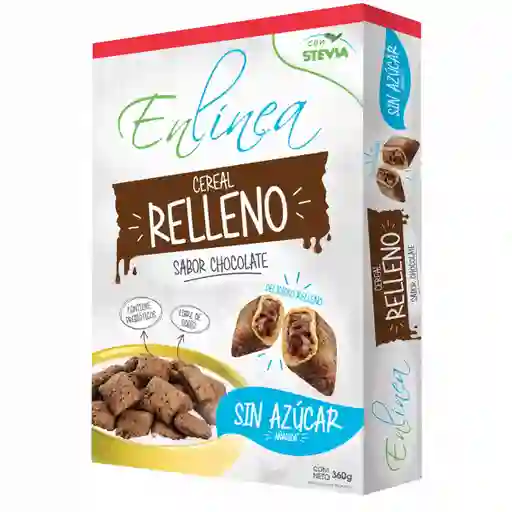 En Línea Cereal Relleno Sabor Chocolate sin Azúcar Añadida