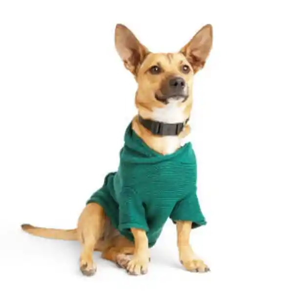 Youly Sudadera Con Tejidos Color Verde Para Perro XX-Grande