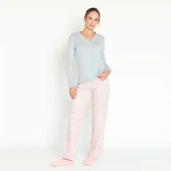 Pijama Rocio Gris Melange Talla XXL Bbz Barbizon