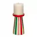 Candelabro de Cerámica Navideño 8.5 x 14.5 cm Casaideas