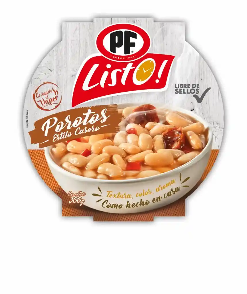 PF Listo Porotos Estilo Casero