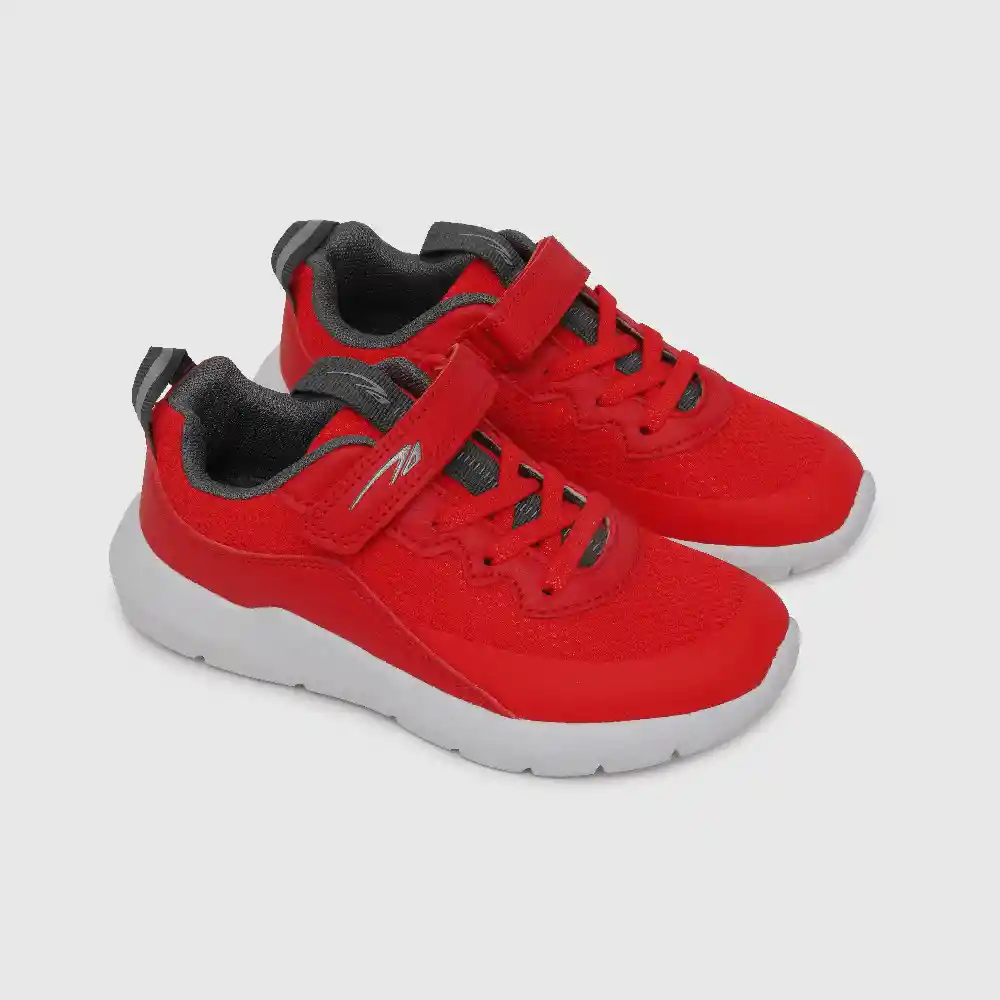 Zapatillas Deportiva Caña Baja Niño Rojo Talla 35