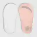 Zapatos Hebilla Y Aplicación Cinta Niña Rosado Talla 19