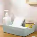 Miniso Cesto Para Almacenamiento Con Mango Trenzado Plástico