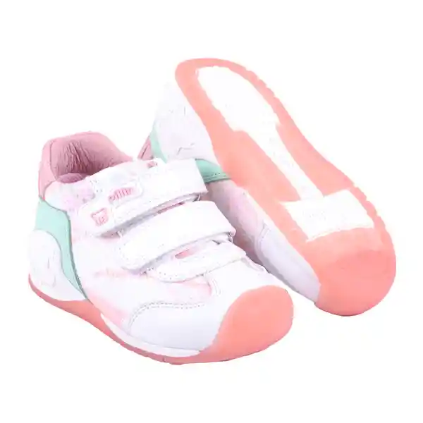 Zapatillas Bebe Niña Blanco Pillin 20