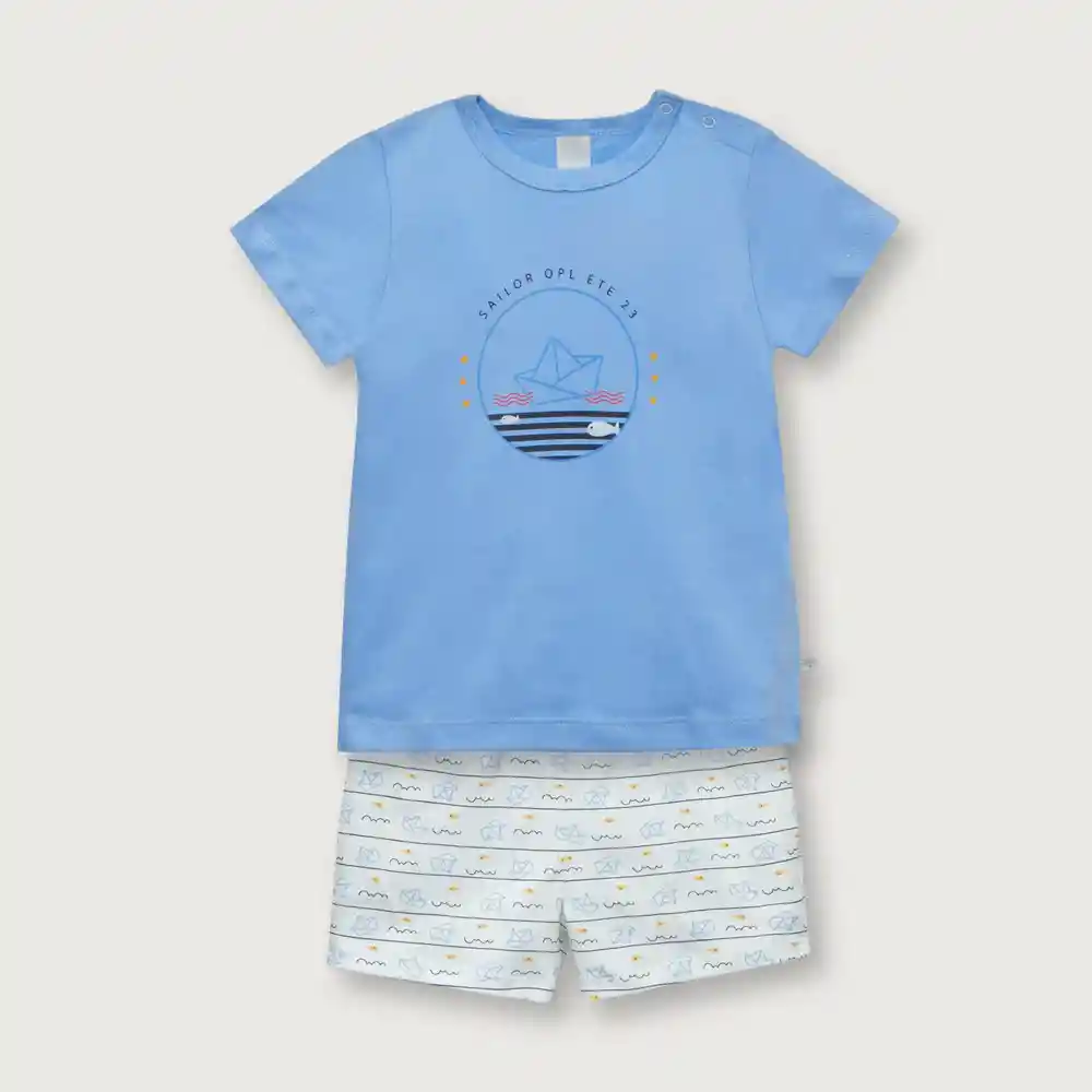 Pijama Denim Niño Talla 3m