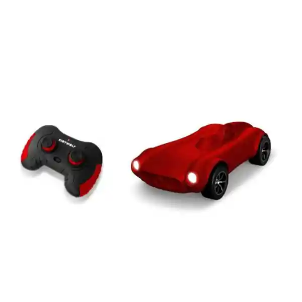 Kidywolf Auto a Control Remoto Rojo