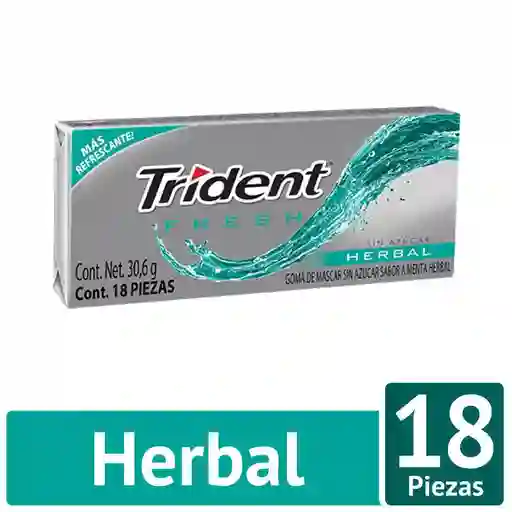 Trident Chicle Vup 18 Un Fresherbal