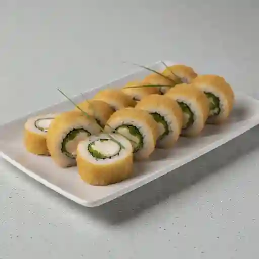 Pollo, queso crema y cebollín