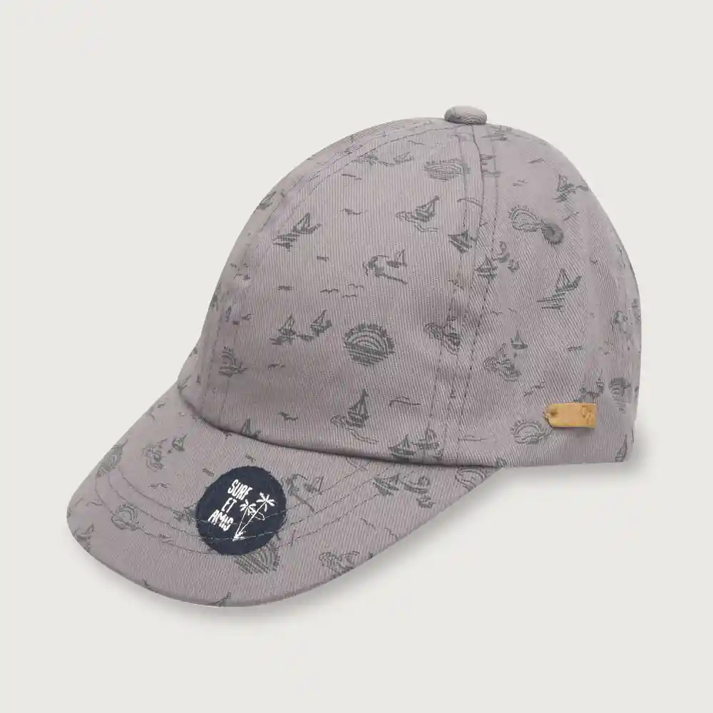 Gorro Jockey De Niño Gris Talla L