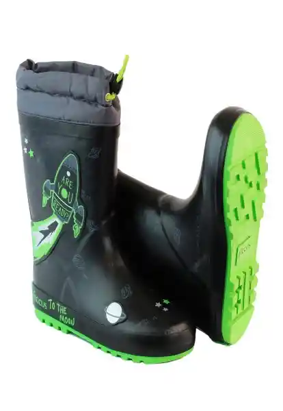 Botas de Agua W24 Niño Negro 34 940 Ficcus