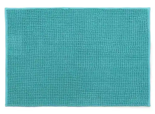 Ripley Home Piso de Baño Shaggy Color Esmeralda