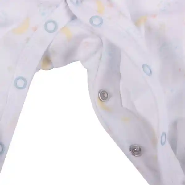 Mameluco Bebe Niño Blanco Pillin 3 M