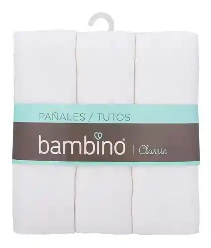 Bambino Pañales de Tela Blancos Classic Tutos