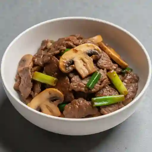 Carne champiñón