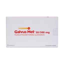Galvus Met 50 mg/500 mg Comprimidos Recubiertos