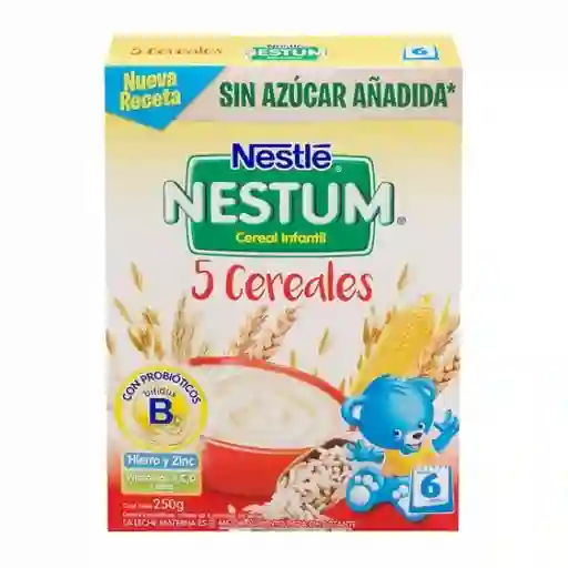 Nestum Infantil 5 Cereales Instantáneo Etapa 2 6 Meses